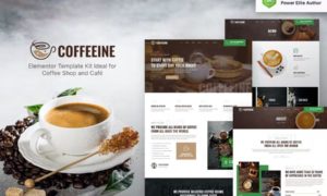 Coffeeine – Coffee Shop & Cafe Elementor Template Kit