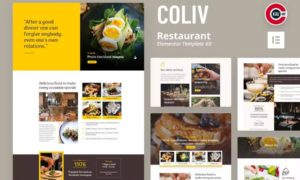 Coliv – Restaurant Template Kit