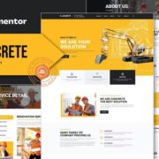 Concrete – Construction Elementor Template Kit