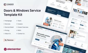 Conder | Doors & Windows Service Elementor Template Kit