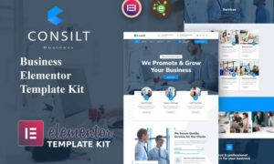 Consilt – Business & Consulting Elementor Template Kit