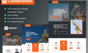 Constructoor – Construction & Building Elementor Template Kit