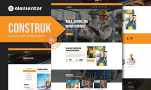 Construk – Construction Elementor Template Kit