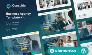 Consultic – Business Agency Elementor Template Kit