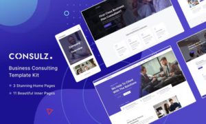 Consulz – Consulting Company Elementor Template Kit