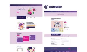 CourseKit – Online e-Learning Elementor Template Kit