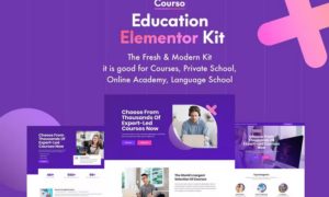 Courso – Online University & Courses Elementor Template Kit