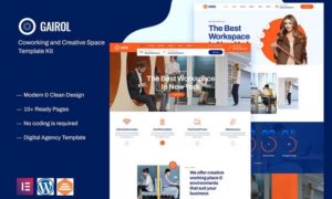 Coworking & Creative Space Elementor Template Kit