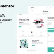 Creava – Creative Agency Elementor Template Kit