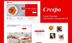 Crespo – Fast Food Restaurant Elementor Template Kit