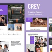 Crev – Creative Agency Elementor Template Kit