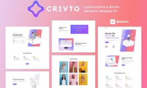 Crivto – Cryptocurrency & Bitcoin Elementor Template Kit