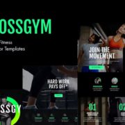 CrossGym – Gym & Fitness Elementor Template Kit