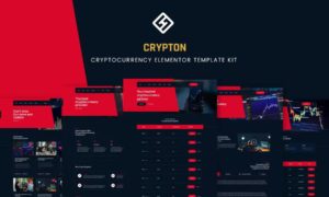 Crypton – Cryptocurrency Elementor Template Kit