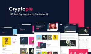 Cryptopia – NFT Crypto Sales Elementor Template Kit