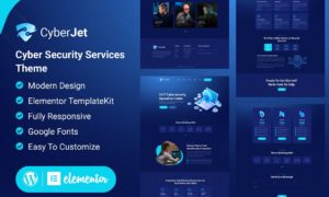 CyberJet – Web Security Elementor Template Kit