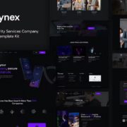 Cynex – Cyber Security Services Company Elementor Template Kit