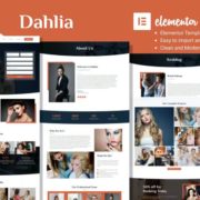 Dahlia – Beauty Business Elementor Template Kit