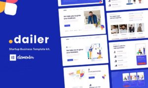 Dailer – Startup Elementor Template Kit