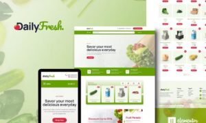 DailyFresh – Grocery Store Elementor Template Kit