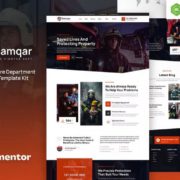 Damqar – Firefighter & Fire Department Elementor Template Kit