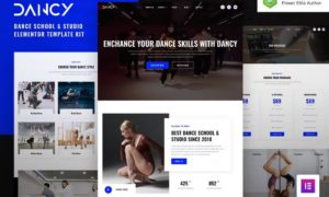 Dancy – Dance School & Studio Elementor Template Kit