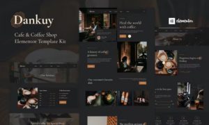 Dankuy – Cafe & Coffee Shop Elementor Template Kit