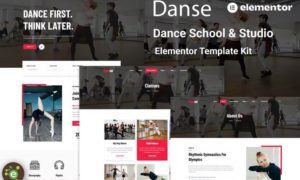 Danse – Dance School and Studio Elementor Template Kit