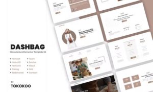 DashBag | Fashion Store Elementor Template Kit