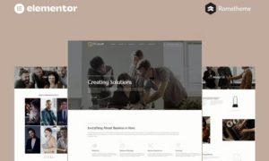 D’Consult – Business Consulting Elementor Pro Full Site Template Kit