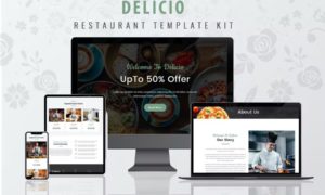 Delicio – Restaurant WordPress Template Kit