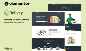 Delivey – Delivery & Courier Service Elementor Template Kit