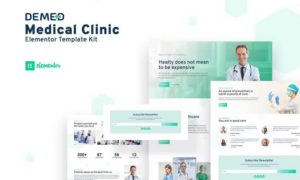 Demed – Medical Clinic Elementor Template Kit