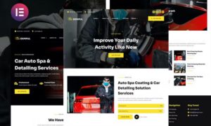 Dempul – Car Auto Spa & Detailing Services Elementor Template Kit