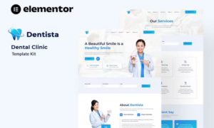 Dentista – Dental Clinic Elementor Template Kit