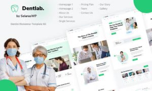 Dentlab – Dentist & Dental Clinic Elementor Template Kit