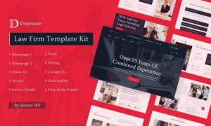 Deprouse – Law Firm & Lawyer Elementor Template Kit