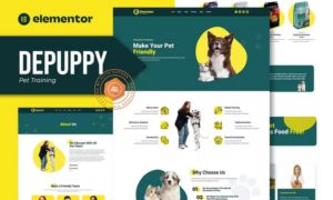 Depuppy – Pet Training Elementor Template Kit