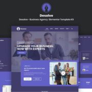 Desolve – Business Agency Elementor Template Kit