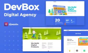 DevBox — Creative Digital Agency Elementor Template Kit