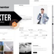 Dexter – Personal Portfolio Elementor Template Kit
