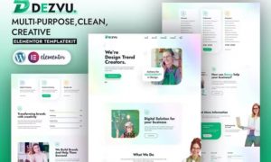 DezVu – Creative Agency Elementor Template Kit