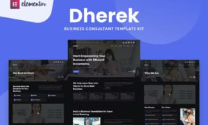 Dherek – Business Consultant Website Template