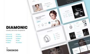 Diamonic | Jewellery Store Elementor Template Kit