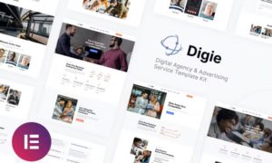 Digie | Digital Agency & Advertising Service Elementor Template Kit