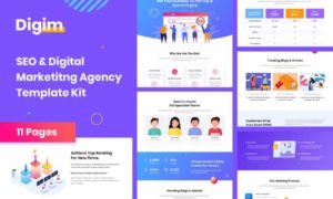 Digim – SEO & Digital Marketing Template Kit