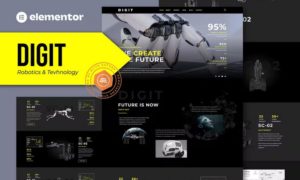 Digit – Robotics & Technology Elementor Template Kit