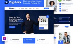 Digitery – Digital Marketing Courses Elementor Template Kit