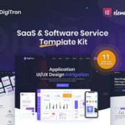 Digitron – Software & SaaS Elementor Template Kit