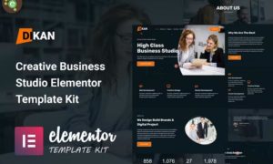 Dikan – Creative Business Studio Elementor Template Kit